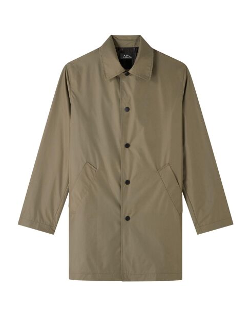 Cappotto Mac Victor verde kaki chiaro
