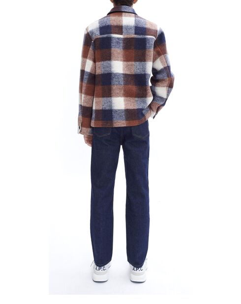 Giacca Emile in misto lana blu marino