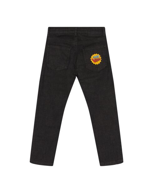 Jean Boyfriend Glaces Coton Bio noir