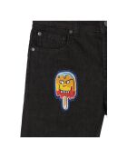 Jean Boyfriend Glaces Coton Bio noir