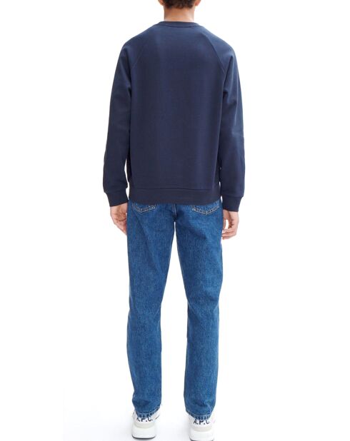 Sweat Shaun Coton Bio bleu marine