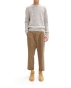 Maglione Lucas in misto lana grigio screziato