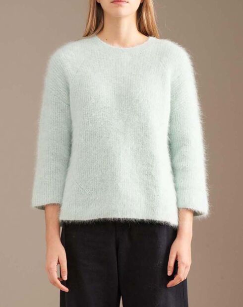 Pull Dataul Angora bleu glacier