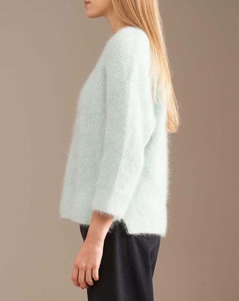 Pull Dataul Angora bleu glacier