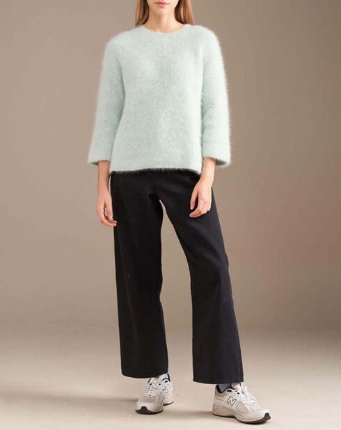 Pull Dataul Angora bleu glacier