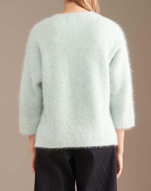 Pull Dataul Angora bleu glacier