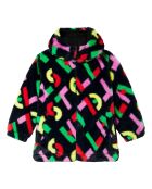 Manteau Fausse Fourrure Polyester Recyclé noir/multicolore