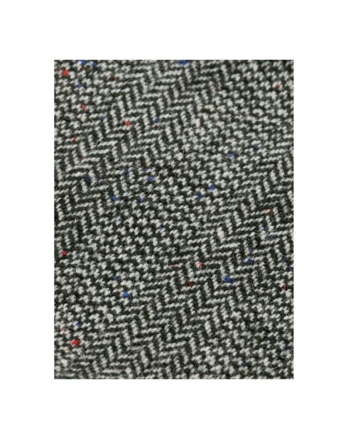 Jupe en Laine mélangée Herringbone gris chiné