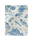 Jupe Surf and Sup blanc/bleu