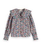 Blouse Fleurie bleue