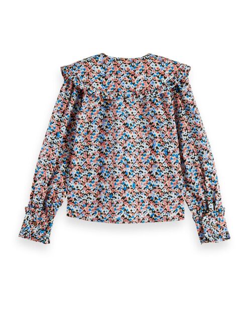 Blouse Fleurie bleue