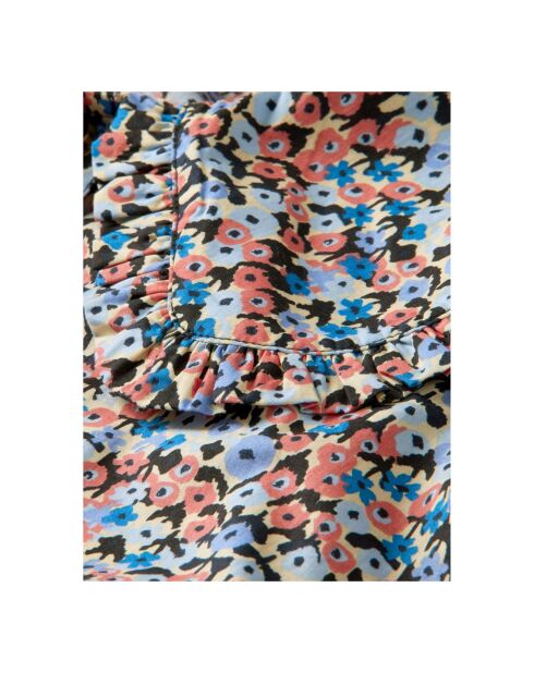 Blouse Fleurie bleue