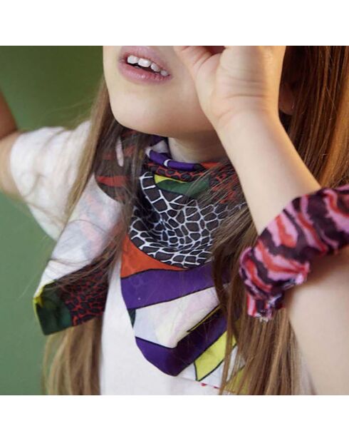 Foulard Phil Ursula Roseanna X Smallable violet/multicolore