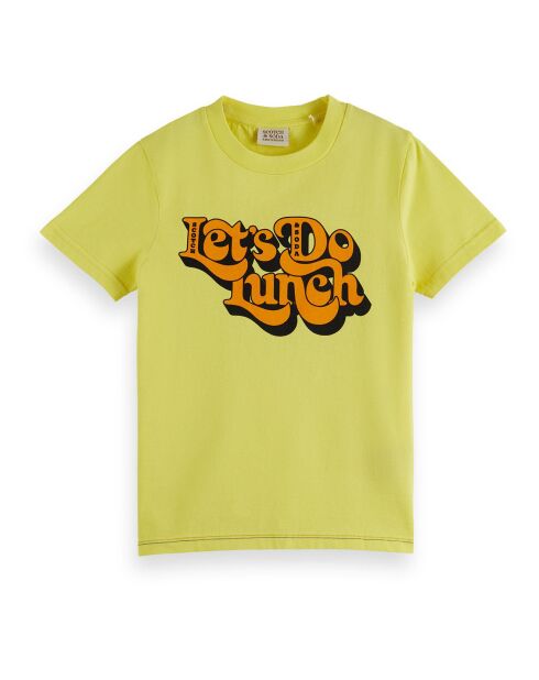 T-Shirt Artwork Sunflower Coton Bio jaune
