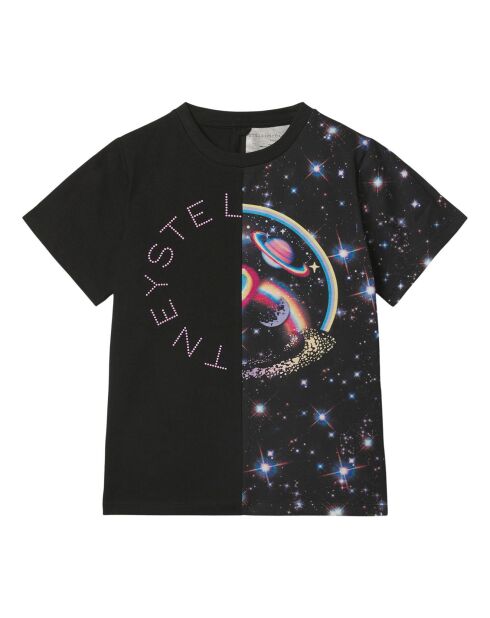 T-Shirt Cosmique Coton Bio noir