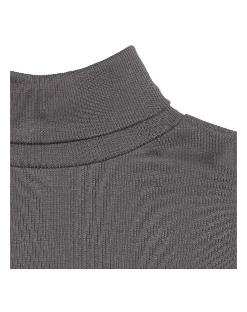 Sous-Pull Velfie Coton Bio gris anthracite