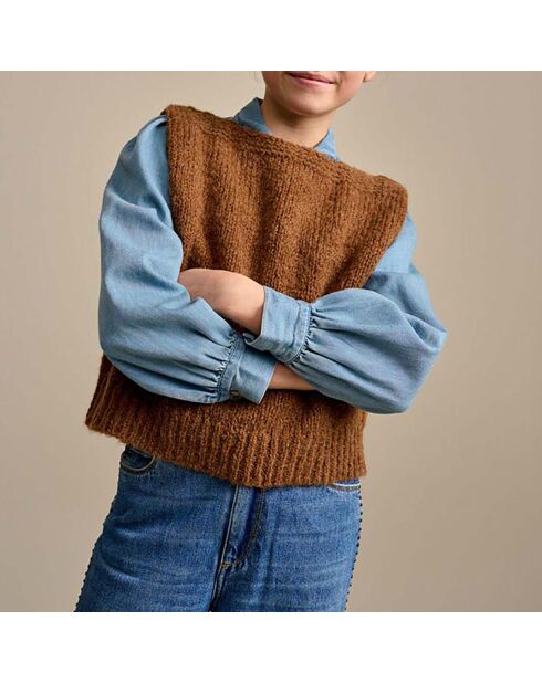 Pull Sans Manches Rofo Alpaga camel