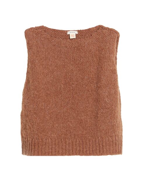 Pull Sans Manches Rofo Alpaga camel