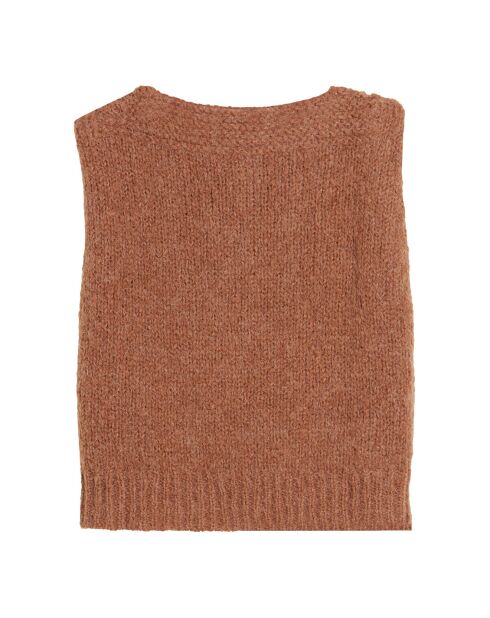 Pull Sans Manches Rofo Alpaga camel