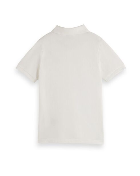 Polo Fabric Dyed blanc