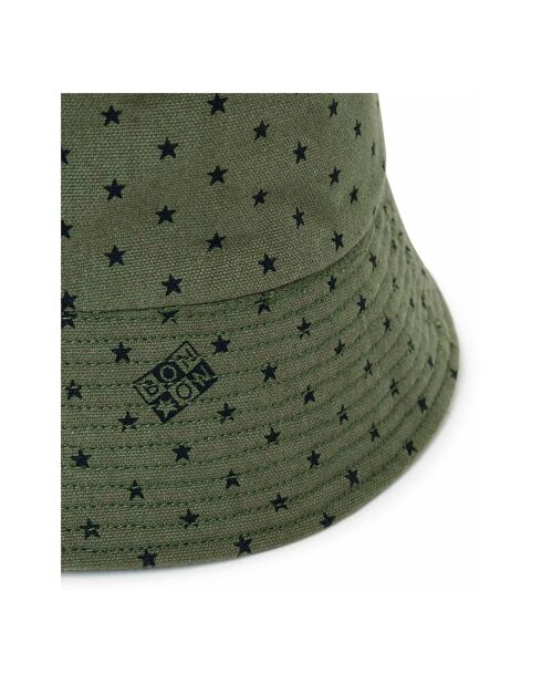 Chapeau Etoiles vert kaki