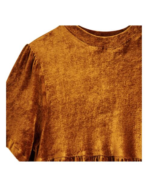 Robe Valmy Velours camel