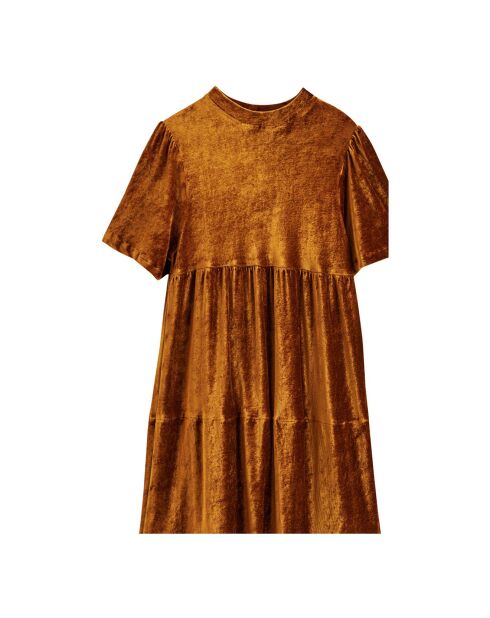 Robe Valmy Velours camel