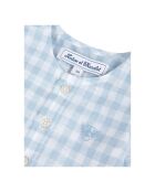 Kurta Lin Vichy bleu