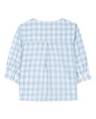 Kurta Lin Vichy bleu