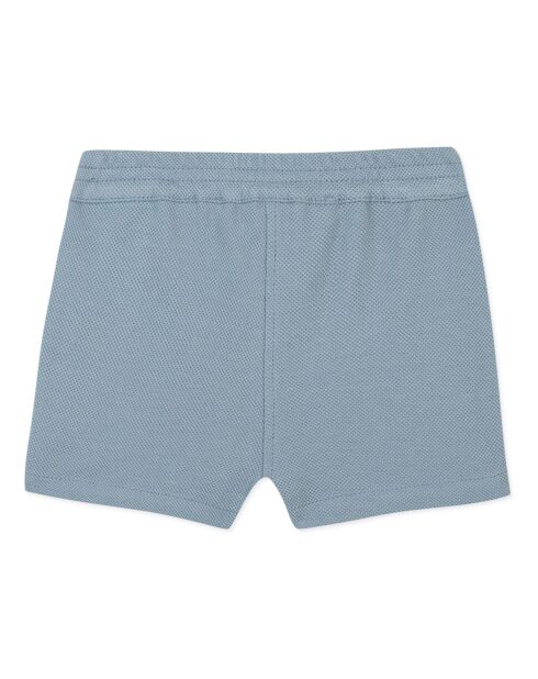 Short Texturé bleu