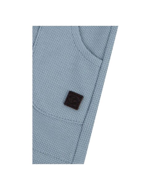 Short Texturé bleu