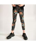 Legging Mint noir/rose pâle