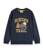 Sweat Col Rond bleu nuit