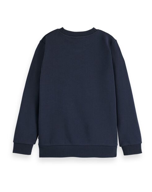 Sweat Col Rond bleu nuit