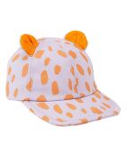 Casquette Lion lilas/orange