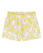 Short Sport Camo jaune pâle