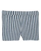 Short Rayé bleu