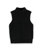 Pull Sans Manche noir
