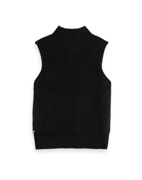 Pull Sans Manche noir