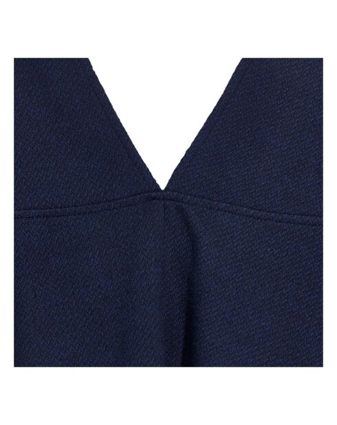 Robe Flora bleu marine
