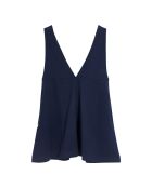 Robe Flora bleu marine