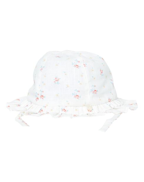 Chapeau Fleuri écru