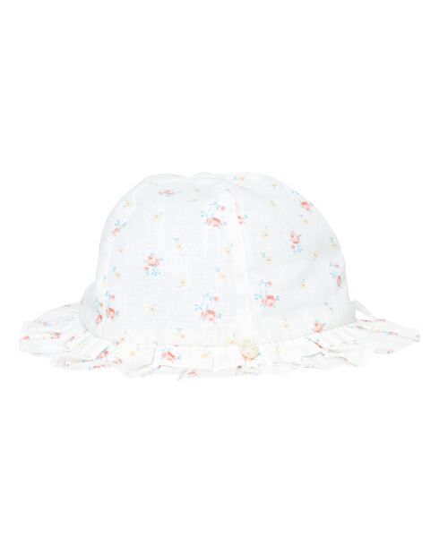 Chapeau Fleuri écru