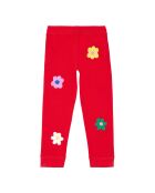 Jogging Fleurs Coton Bio rouge