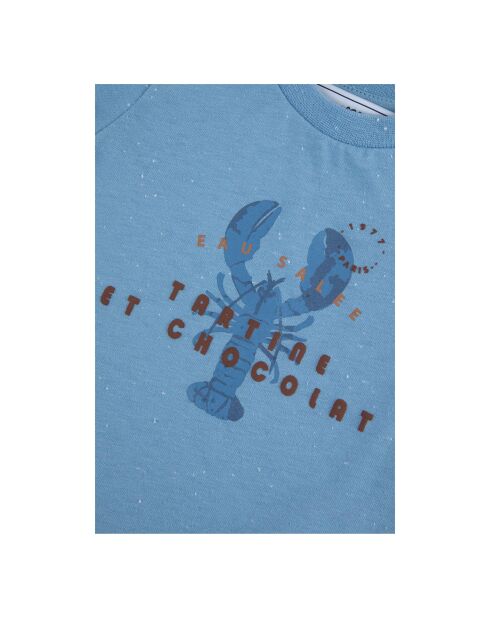 T-Shirt Eau Salée bleu