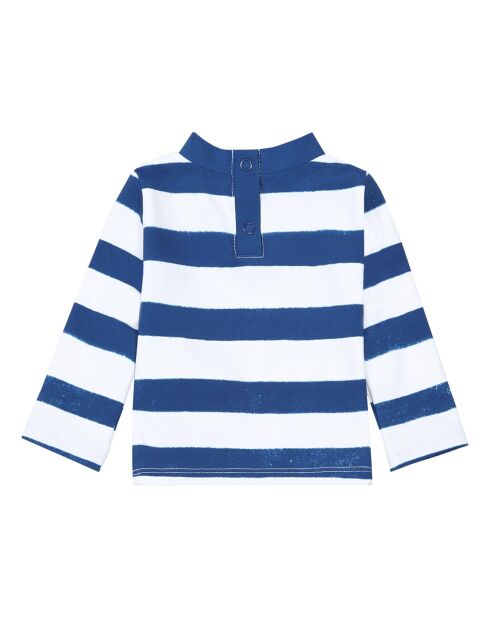 T-Shirt Anti-UV Nylon Recyclé Pirate Bébé bleu