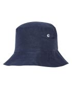 Chapeau Lin bleu marine