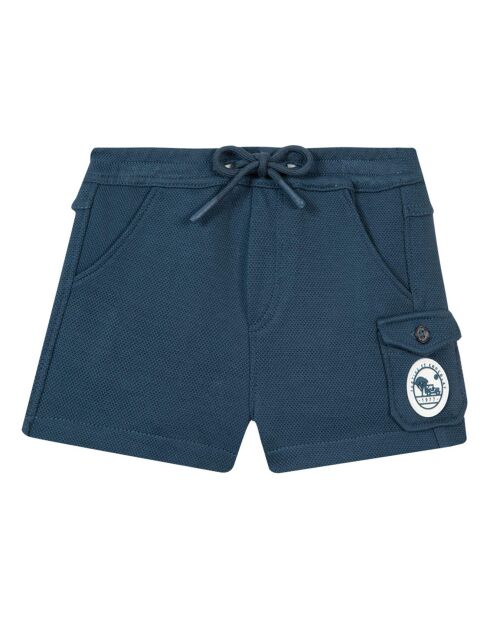 Short Molleton bleu marine