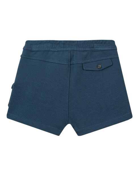 Short Molleton bleu marine