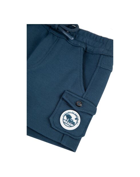 Short Molleton bleu marine